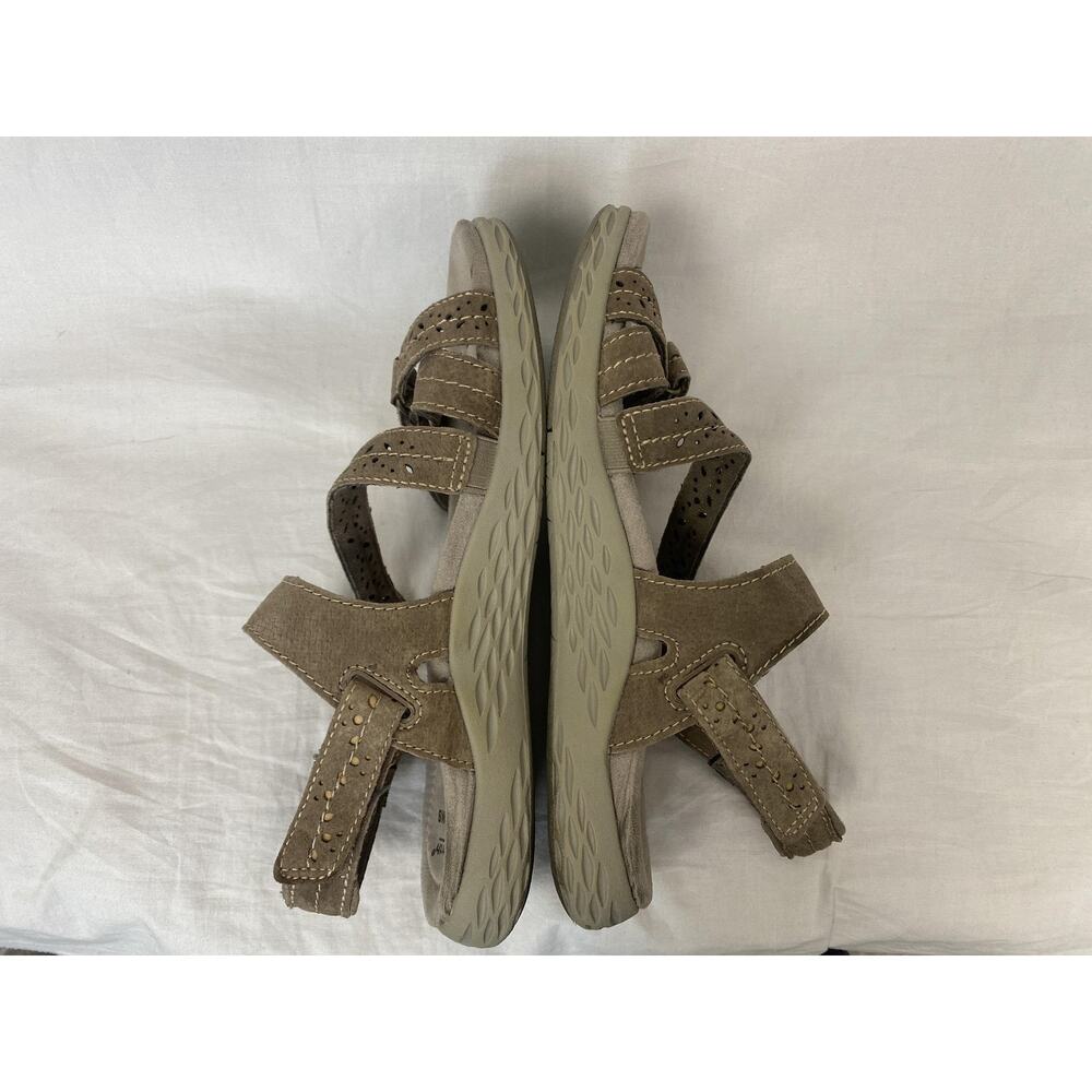 Earth Origins Sandal Women 9 Brown Suede Leather Strappy Westfield Wendy Granola - Picture 11 of 14